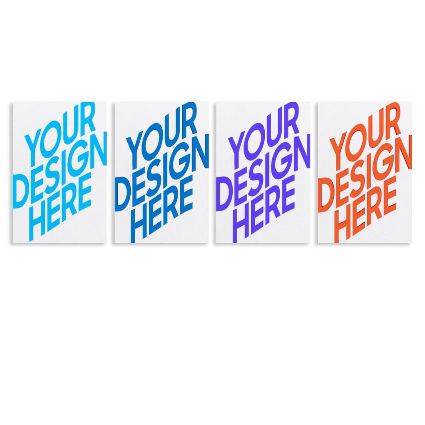 挂画—四联多图 (竖版2:3) 图文定制设计