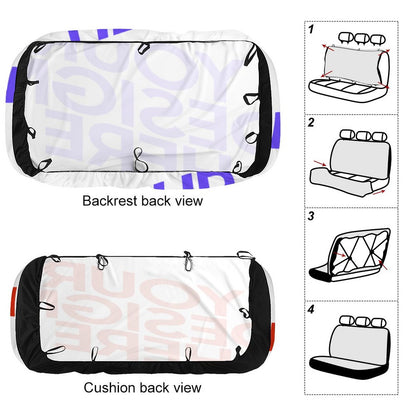 汽车后排座椅套图文定制设计