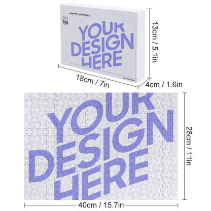 木质拼图 (300片) 图文定制设计