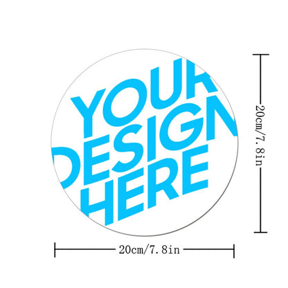 圆形鼠标垫图文定制设计