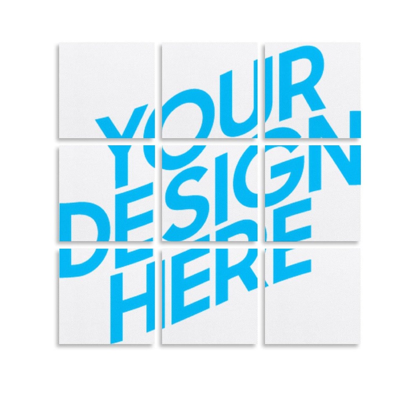 挂画—九联单图 (方形) 图文定制设计