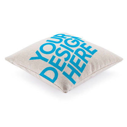 棉麻抱枕套图文定制设计 (单面印制)