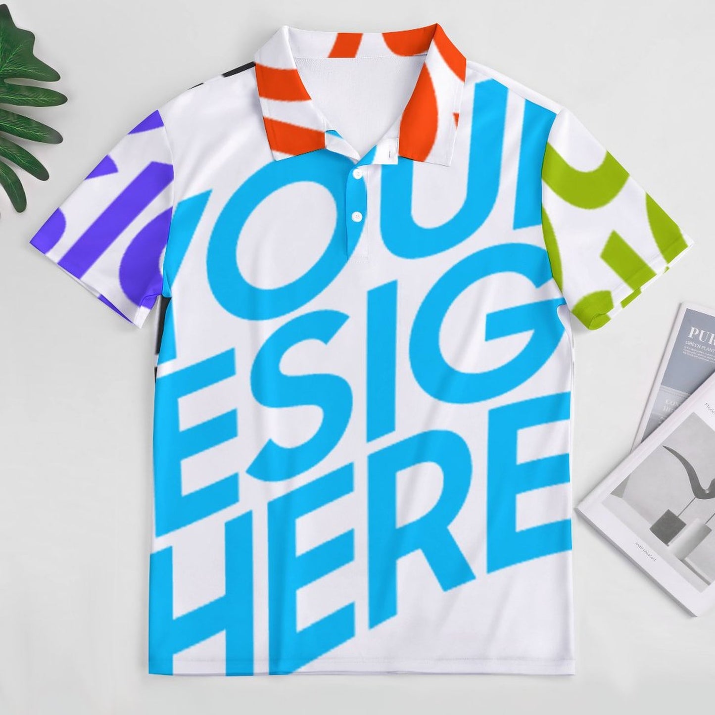 男款欧码POLO直筒衫B612 (多图) 图文定制设计