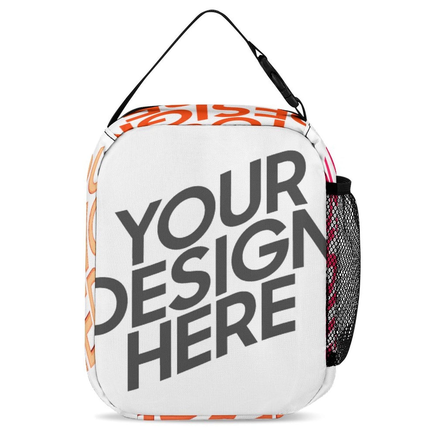 便携式保温午餐袋 (多面不同图) 图文定制设计